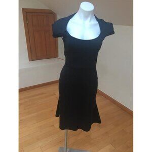 Beautiful European body couture black dress